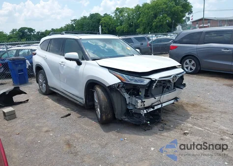 2024 Toyota Highlander Platinum из США, поврежденный, VIN 5TDKDRBH5RS569473